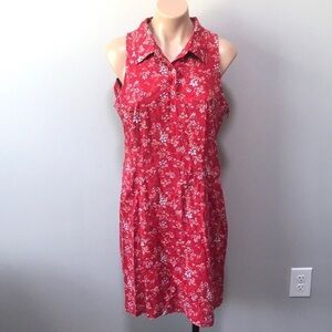 CDC Collared Dress Red White Blue 90s y2k